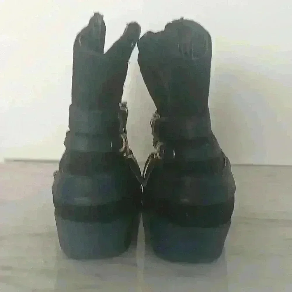 Sam Edelman Big Girl Black Boots Size 4